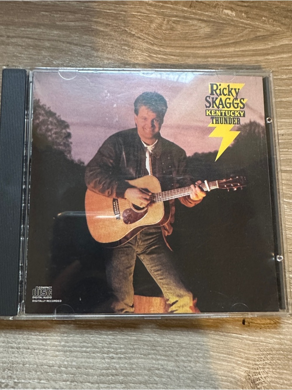 Ricky Skaggs "Kentucky Thunder" CD - Brown Acoustic Guitar Cover